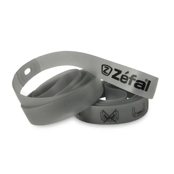 Korkea Laatu Zefal Vannenauha Soft PVC Race 28 Tuumaa 18mm 2 Kappaleet - Harmaa