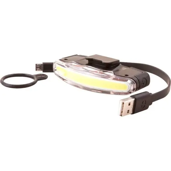 Spanninga Arco Ajovalo LED Akku USB - Musta Alennettu
