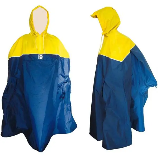 Hock Backpack Poncho Sininen/Keltainen - Koko XL <185cm Poisto