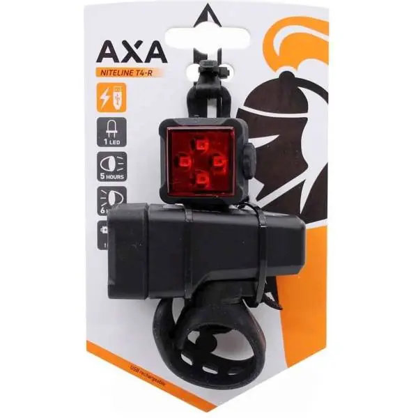 Loppuunmyynti Axa Niteline T4-R Valosarja LED USB Ladattava - Musta