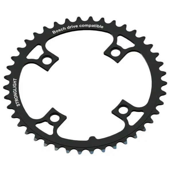 Pikatoimitus Stronglight E-Bike Hammaspyörä 40T Bcd 104mm Bosch - Musta