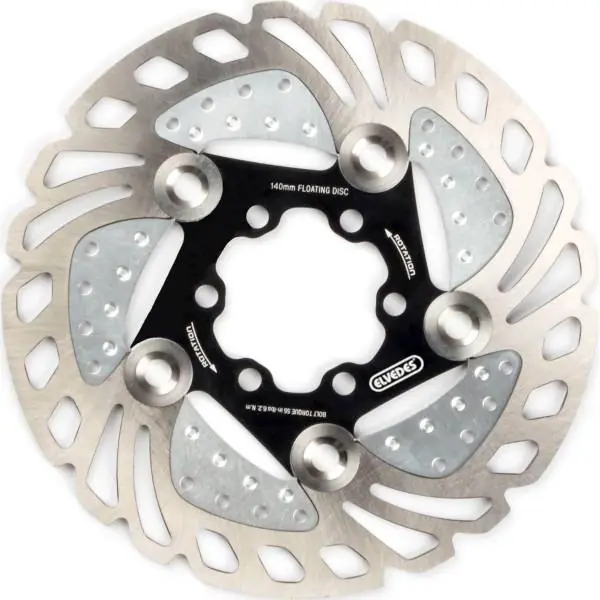 Elvedes CRX14 Jarrulevy Ø140mm 6-Reikä - Hopea Erikoistarjous