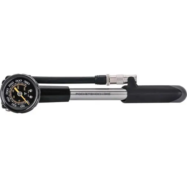 Sertifioitu Topeak Tasku Shock DXG Minipumppu - Hopea/Musta