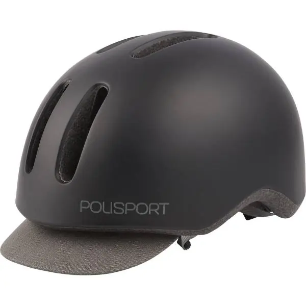 Päivän Tarjous Polisport Commuter Kypärä Matta Musta/Harmaa - L 58-61cm