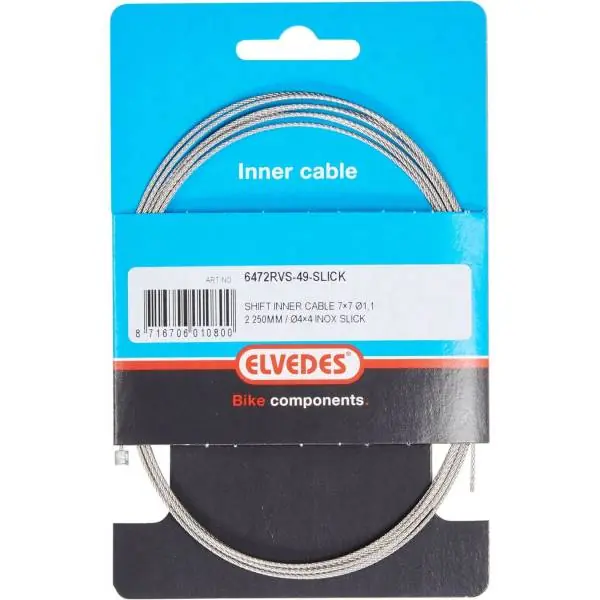 Alennus Elvedes Slick Vaihtajan Kaapeli 2.25m 1.1mm - Hopea