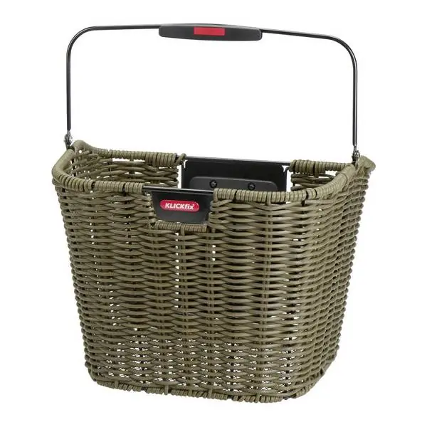 Poisto Rixen & Kaul Structura Retro Polkupyörän Kori 16L - Oliivi-Ruskea
