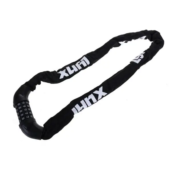 Halpa Lynx Yhdistelmälukko Ø6mm 100cm - Musta/Valkoinen