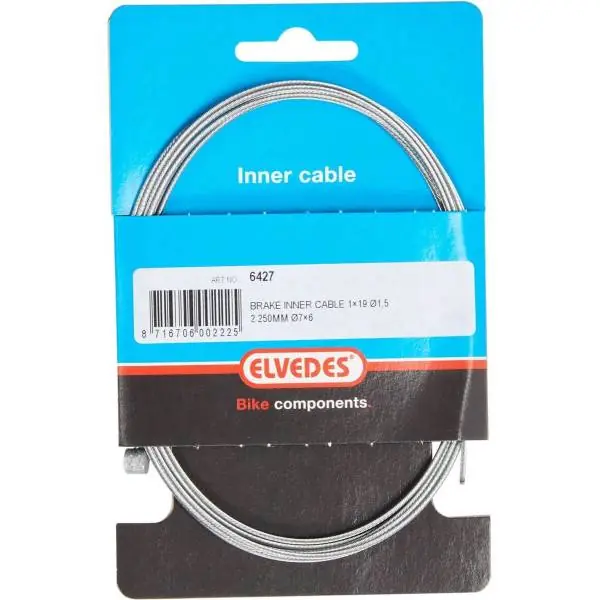 Elvedes Jarru Sisäkaapeli Ø1.5mm 2250mm - Hopea Rajoitettu Tarjous