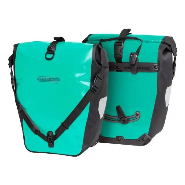 Osta Verkossa Ortlieb Back Rulla Harjoittelija Laukku 20L QL2.1 - Musta/Lagoon (2)