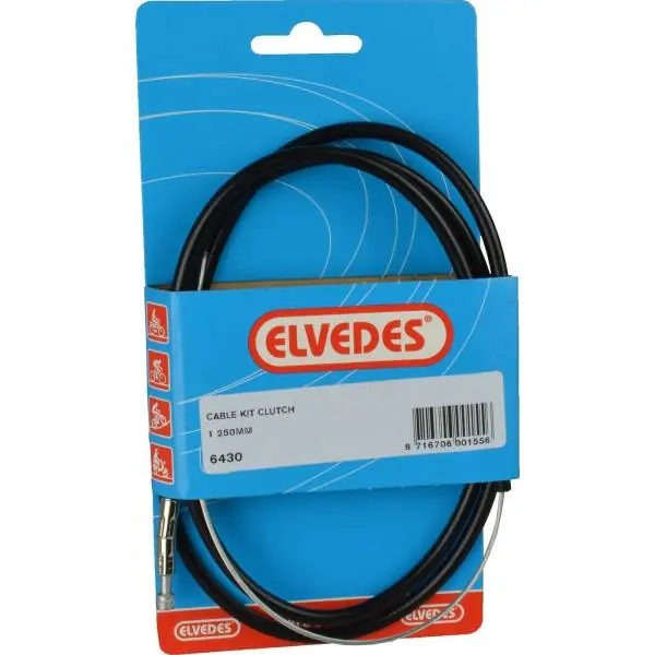 Elvedes Liittimen Kaapeli Yleinen 250mm Lyhyt - Musta Pikatoimitus
