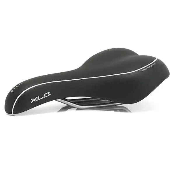 XLC Traveller Light T05 Polkupyörän Satula - Musta/Valkoinen Uusi Malli