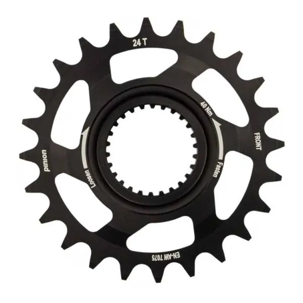 Nopea Toimitus Pinion Hammaspyörä E-Bike 24 Hampaat 1/8" - Musta