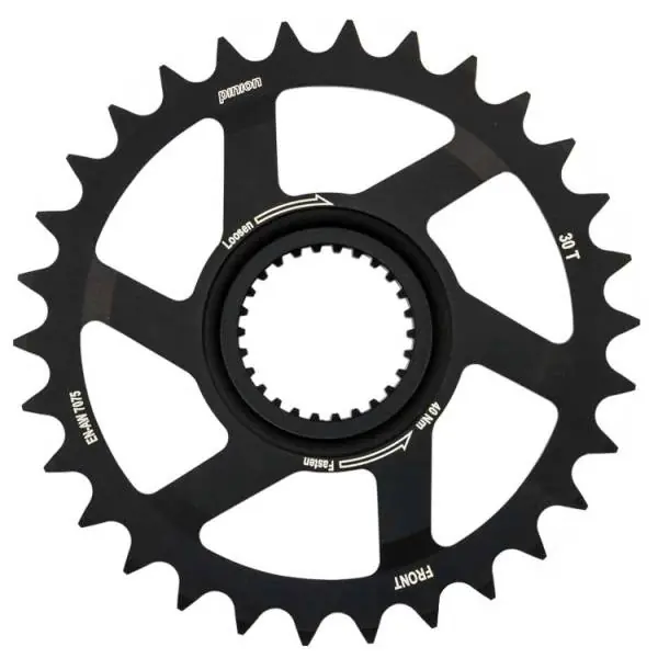 Pinion Hammaspyörä E-Bike 30 Hampaat 1/8" - Musta Viimeinen Mahdollisuus