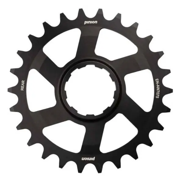 Pinion Hammaspyörä E-Bike 22 Hampaat 1/8" 9-Spline - Musta Superhinta