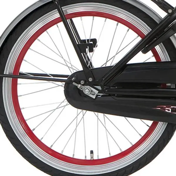 Alennettu Hinta Alpina Takapyörä 20" Jarrunapa Clubb - Punainen/Hopea