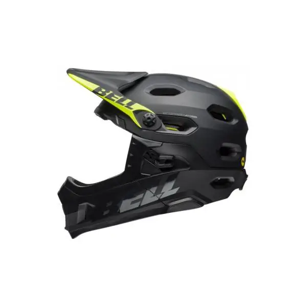 Bell Super DH Full Face Kypärä Mips Musta/Limetti - S 52-56cm Edullinen Hinta
