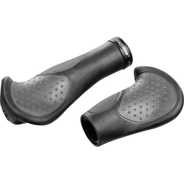 Ergotec Frisco2 Kahvat 140/95mm - Musta/Harmaa Edullinen