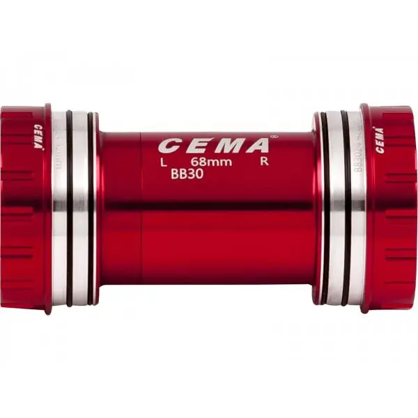 Cema Interlock Inox BB30 Sovitin Shimano - Punainen Alkuperäinen