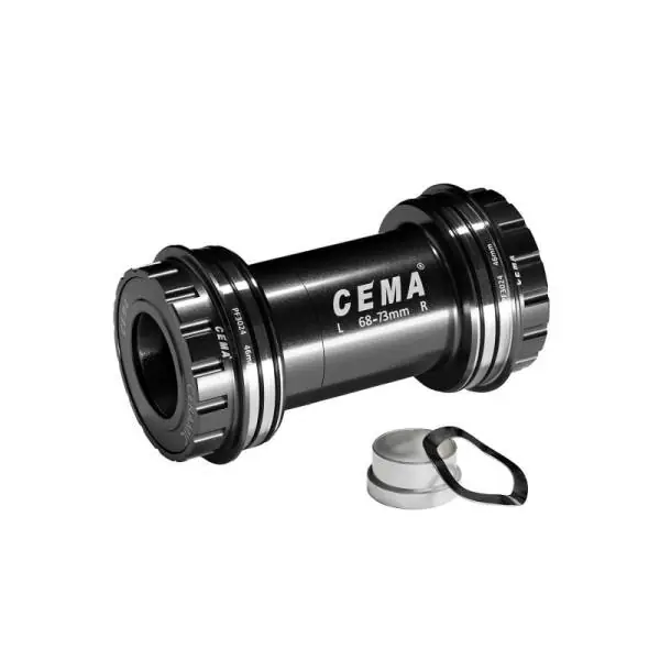 Cema Interlock Inox PF30 Sovitin Sram GXP - Musta Loppuunmyynti