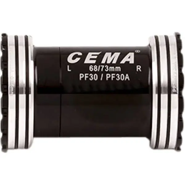Cema Interlock Keraaminen BB386 Sovitin Sram GXP - Musta Tehdashinta