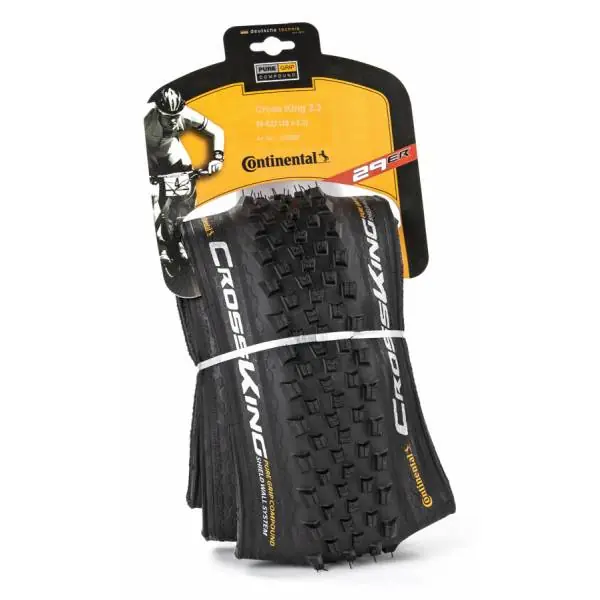 Uusi Malli Continental Cross King II Rengas 29 x 2.30" Taitettava - Musta