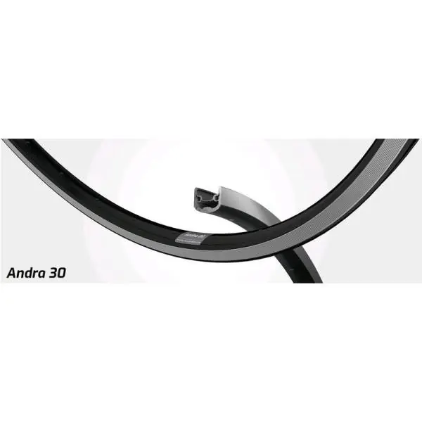 Ryde Andra 30 Vanne 28" 32 Reikä Alumiini - Musta Pakollinen (Must-Have)