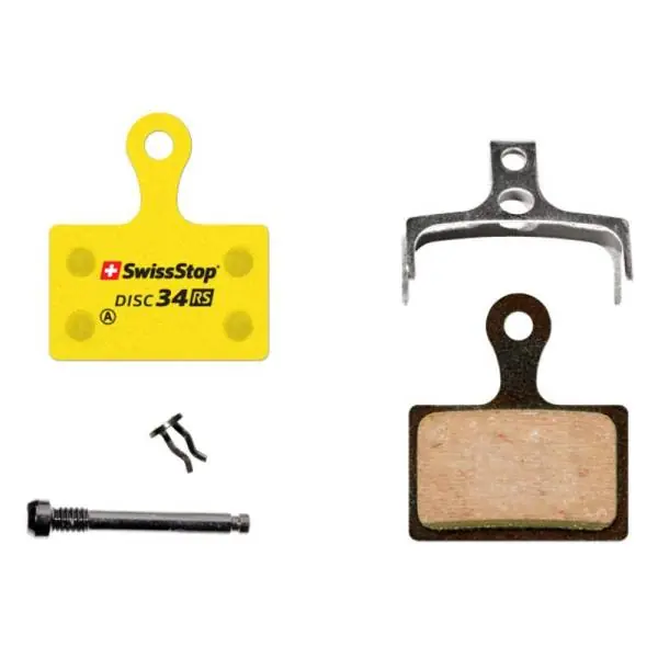 Swissstop Levyjarrupalat 34 RS Shimano - Musta Aito