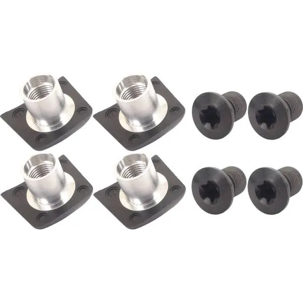 Shimano FC-R8000 Eturenkaan Pultit - Musta/Hopea Pikatoimitus
