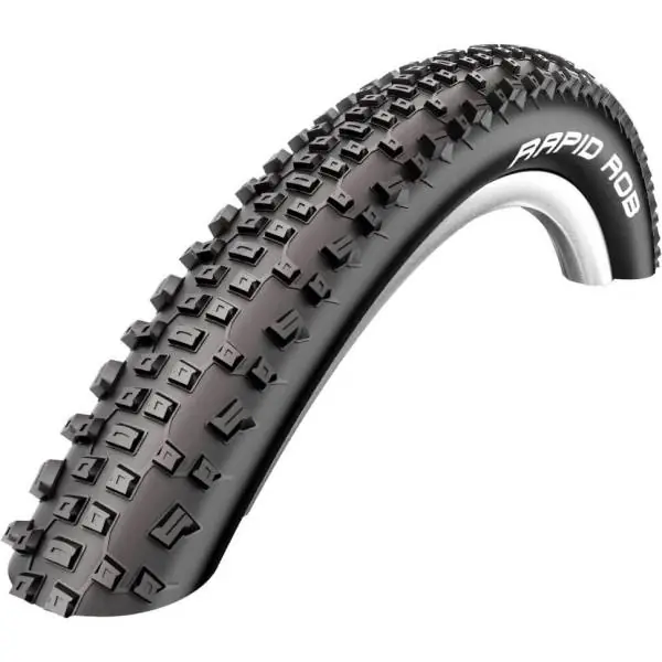 Alkuperäinen Schwalbe Rapid Rob Rengas 26 x 2.10" - Musta