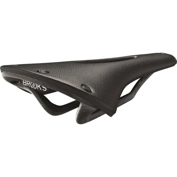 Kausialennus Brooks C13 Cambium Polkupyörän Satula 145mm Carved - Musta