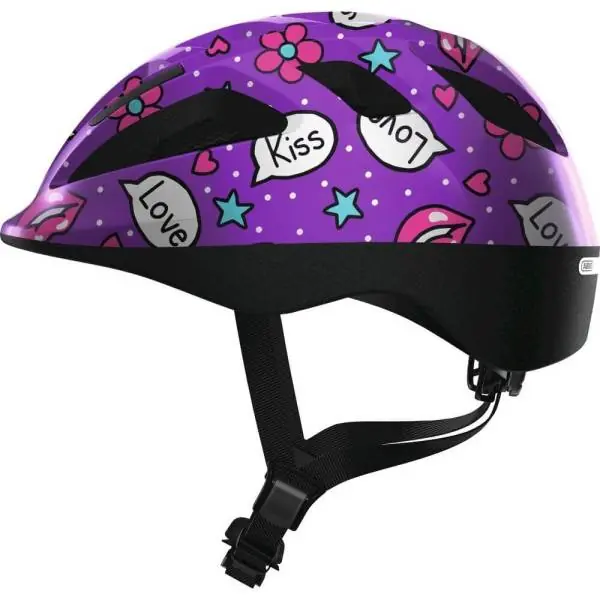 Abus Smooty 2.0 Lasten Kypärä Kisses/Purppura - S 45-50cm Alennettu Hinta